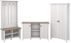 Bush Furniture Salinas Entryway Storage Set With Hall Tree, Shoe Bench And Accent Cabinets In Cape Cod Gray 19 Bush Furniture Salinas Entryway Storage Set With Hall Tree, Shoe Bench And Accent Cabinets In Cape Cod Gray -Songmics Furniture Shop 41LIFOYUafL. AC