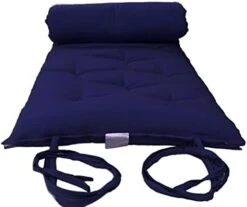 Twin Size Traditional Japanese Floor Futon Mattresses, Tatami Foldable Cushion Mats, Yoga, Meditaion 39" Wide X 80" Long (Red Rose White) -Songmics Furniture Shop 41LbMDFlwmL. AC