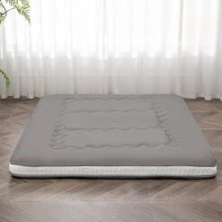 Dr.Futon Japanese Floor Futon Mattress Extra Thick Folding Roll Up Bed Topper Mat For Guest,Lounger And Tavel -Songmics Furniture Shop 41LjOA b4nL. AC