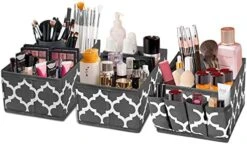 Homyfort Cosmetic Storage Basket Makeup Organizer, Multifunction DIY Adjustable Brush Holder Organizer Box Bins For Vanity, Bathroom Counter Or Dresser, Set Of 3 Blue 19 Homyfort Cosmetic Storage Basket Makeup Organizer, Multifunction DIY Adjustable Brush Holder Organizer Box Bins For Vanity, Bathroom Counter Or Dresser, Set Of 3 Blue -Songmics Furniture Shop 41LqVxolgiL. AC
