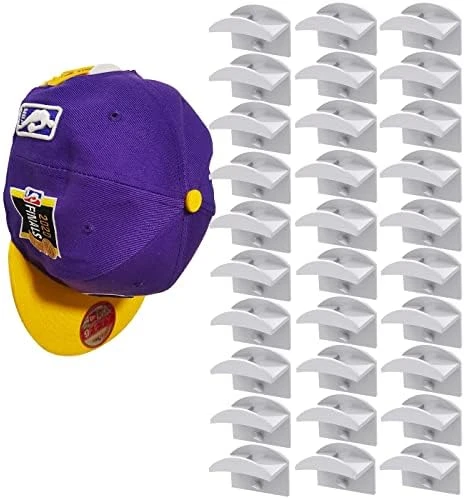 OYANI-DECORATION Hat Rack For-Baseball Caps - Yellow ABS Apple Hat Hooks Storage Organizer Hanger 12-Pack, Multi-Purpose Cowboy Hat Holder For Wall, Super Adhesive Hat Display Stand Shelf 7 OYANI-DECORATION Hat Rack For-Baseball Caps - Yellow ABS Apple Hat Hooks Storage Organizer Hanger 12-Pack, Multi-Purpose Cowboy Hat Holder For Wall, Super Adhesive Hat Display Stand Shelf - Image 7