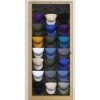 Delgeo24 Grid New Simple Fabric Grid Storage Hanging Bag Baseball Cap Storage Hanging Bag Hanging On The Door, Storage Bag Closet Wall Hat Storage Bag, Hat Hats Baseball Cap And Sports Cap