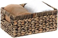 CENBOSS Woven Storage Baskets (Brown Wash, Large, 1PC) -Songmics Furniture Shop 41MOVyu33CL. AC