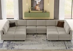 Belffin Modular Large Sectional Sofa With Storage Seat Oversized U Shaped Couch With Reversible Chaise Modular Sofa Set With Ottoman Velvet Green -Songmics Furniture Shop 41Me0lsFI5L. AC