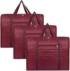 AARON INC Parachute Fabric Moisture Proof Multi-Purpose 156L Extra Large Storage Bag/Blankets Storage Bag/Clothes Storage Organizer With Zip And Durable Handle With Small Pocket Blue -Songmics Furniture Shop 41MmmK5bSUL. AC