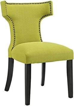 Modway Curve Mid-Century Modern Upholstered Fabric With Nailhead Trim In Teal, One Chair -Songmics Furniture Shop 41N3pafNU0L. AC