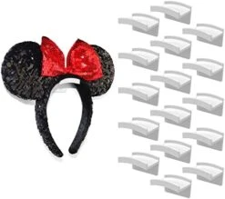 Modern JP Adhesive Hooks For Disney Ears (16-Pack) - Minimalist Disney Ear Holder, No Drilling Headband Holder Design, Strong Hold Headband Organizer - U.S. Patent Pending, Clear 15 Modern JP Adhesive Hooks For Disney Ears (16-Pack) - Minimalist Disney Ear Holder, No Drilling Headband Holder Design, Strong Hold Headband Organizer - U.S. Patent Pending, Clear -Songmics Furniture Shop 41N55t5dXcL. AC