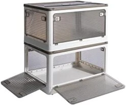 SummerRay Folding Storage Bins With Wheels Stackable Plastic Closet White 18Gal 2pcs 20 SummerRay Folding Storage Bins With Wheels Stackable Plastic Closet White 18Gal 2pcs -Songmics Furniture Shop 41Ni5adWfQL. AC