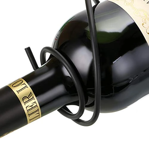 Hipiwe Pack Of 6 Wall Mounted Wine Racks - Red Wine Bottle Display Holder With Screws, Metal Hanging Wine Rack Organizer 3 Hipiwe Pack Of 6 Wall Mounted Wine Racks - Red Wine Bottle Display Holder With Screws, Metal Hanging Wine Rack Organizer - Image 3