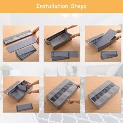 GDV Under Bed Storage,2Pcs Clear Panel Under Bed Shoe Storage, With Zipper Underbed Storage Containers Bin And W/Reinforced Handle Under Bed Storage Organizer Box,For Clothing,Pillows 10 GDV Under Bed Storage,2Pcs Clear Panel Under Bed Shoe Storage, With Zipper Underbed Storage Containers Bin And W/Reinforced Handle Under Bed Storage Organizer Box,For Clothing,Pillows -Songmics Furniture Shop 41O1bIFzhPL