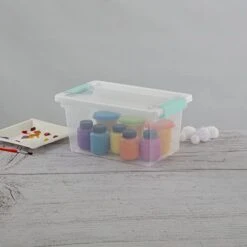 Sterilite Medium Clip Storage Box, Clear (pack Of 4) 8 Sterilite Medium Clip Storage Box, Clear (pack Of 4) -Songmics Furniture Shop 41O6iOhTqOL