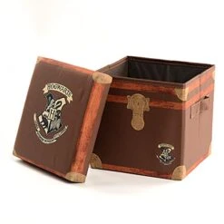 Seven Times Six Harry Potter Hogwarts Storage Bin With Lid 10" X 10" X 10"