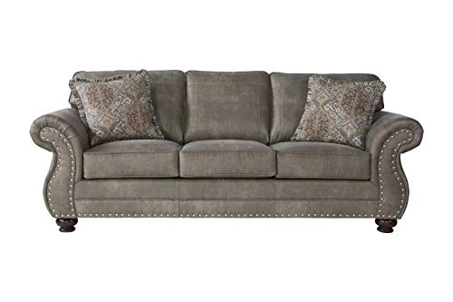 Roundhill Furniture Leinster Sofas, Gray 2 Roundhill Furniture Leinster Sofas, Gray - Image 2