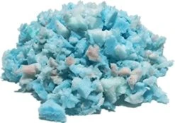 EConsumersUSA Premium Density High Grade Shredded Poly Foam Filling Inserts For Stuffing, Pillows, Bean Bag, Chair, Sofa, Pet Dog Bed, Crafts And More Made In USA (15 LBS)