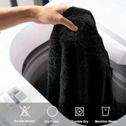 LapEasy Giant Bean Bag Chair Cover(Cover Only,No Filler),Oversized Round Soft Fluffy PV Velvet Washable Lazy Sofa Bean Bag Bed Cover For Adults, Living Room Bedroom Furniture Outside Cover(Drak Grey) -Songmics Furniture Shop 41OrfT8jdtL