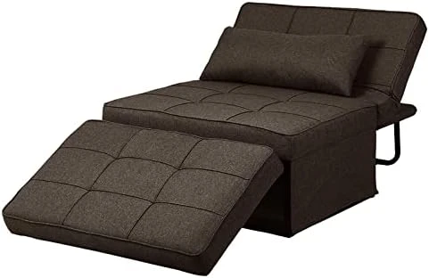 Sofa Bed, 4 In-1 Sleeper Chair Bed Multi-Function Folding Convertible Couch Chair Ottoman Bed For Apartment, Small Space (Deep Blue) 4 Sofa Bed, 4 In-1 Sleeper Chair Bed Multi-Function Folding Convertible Couch Chair Ottoman Bed For Apartment, Small Space (Deep Blue) - Image 4