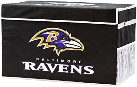 Franklin Sports NFL Storage Footlocker Bins - Large Folding Organizer Containers - NFL Team Office, Bedroom + Living Room Décor - Large + Small Bins 10 Franklin Sports NFL Storage Footlocker Bins - Large Folding Organizer Containers - NFL Team Office, Bedroom + Living Room Décor - Large + Small Bins - Image 10