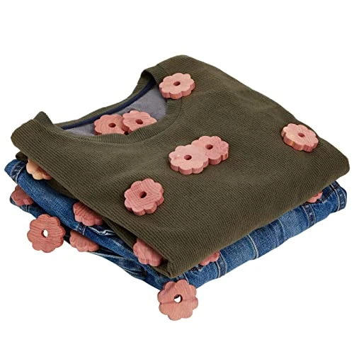 Juvale 36-Pack Cedar Rings For Plastic Or Wire Hangers, Natural Cedar Wood Blocks For Closets, Cabinets, Drawers, Shoes, Clothes Storage Freshener, DIY Crafts (2x2 In) 4 Juvale 36-Pack Cedar Rings For Plastic Or Wire Hangers, Natural Cedar Wood Blocks For Closets, Cabinets, Drawers, Shoes, Clothes Storage Freshener, DIY Crafts (2x2 In) - Image 4