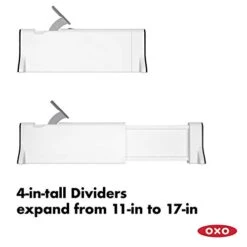 OXO Good Grips Expandable Dresser Drawer Divider - 2 Pack -Songmics Furniture Shop 41P3nNmfyBL