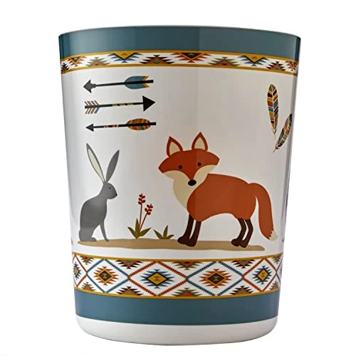 SKL Home By Saturday Knight Ltd. Forest Animals Waste Basket, Multi, Multicolor 3 SKL Home By Saturday Knight Ltd. Forest Animals Waste Basket, Multi, Multicolor - Image 3