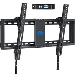 Mounting Dream Tilting TV Wall Mount For Most 37-70 Inches Flat Screen TVs, TV Mount - Wall Mount TV Bracket Up To VESA 600x400mm And 132 Lbs - Easy To Install On 16", 18", 24" Studs