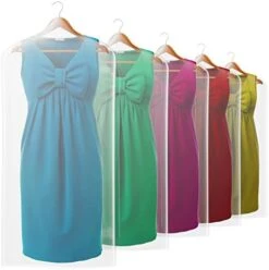 HANGERWORLD 20 Pack Clear Dry Cleaning Plastic Garment Bag - 48inch, 100 Gauge Thick -Songmics Furniture Shop 41PKU5 kEJL. AC