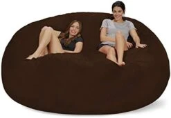 Chill Sack Bean Bag Chair Cover, 8-feet, Microsuede - Purple -Songmics Furniture Shop 41PNJRk9quL. AC