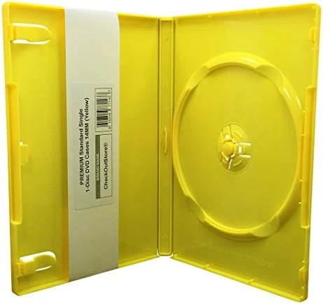 CheckOutStore (6) Premium Standard Single 1-Disc DVD Cases 14mm (Black) 11 CheckOutStore (6) Premium Standard Single 1-Disc DVD Cases 14mm (Black) - Image 11