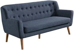 OSP Home Furnishings Mill Lane Seating With Button Tufted Design And Spring Cushion Support, Sofa, Cement Grey Fabric 13 OSP Home Furnishings Mill Lane Seating With Button Tufted Design And Spring Cushion Support, Sofa, Cement Grey Fabric -Songmics Furniture Shop 41PpSs9VACL. AC