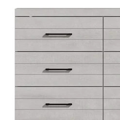 Galano Hamsper 6 Drawer Dresser - Tall Bedroom Storage - Hallway - Chest Organizer And Closet Cabinet Unit - Entryway Or Living Room - Easy Assembly - Dusty Grey Oak -Songmics Furniture Shop 41Q5QQE7HiL