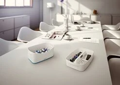 Leitz MyBox Storage Tray, Waterproof ABS, Blue Metallic -Songmics Furniture Shop 41Q65Em3j0L