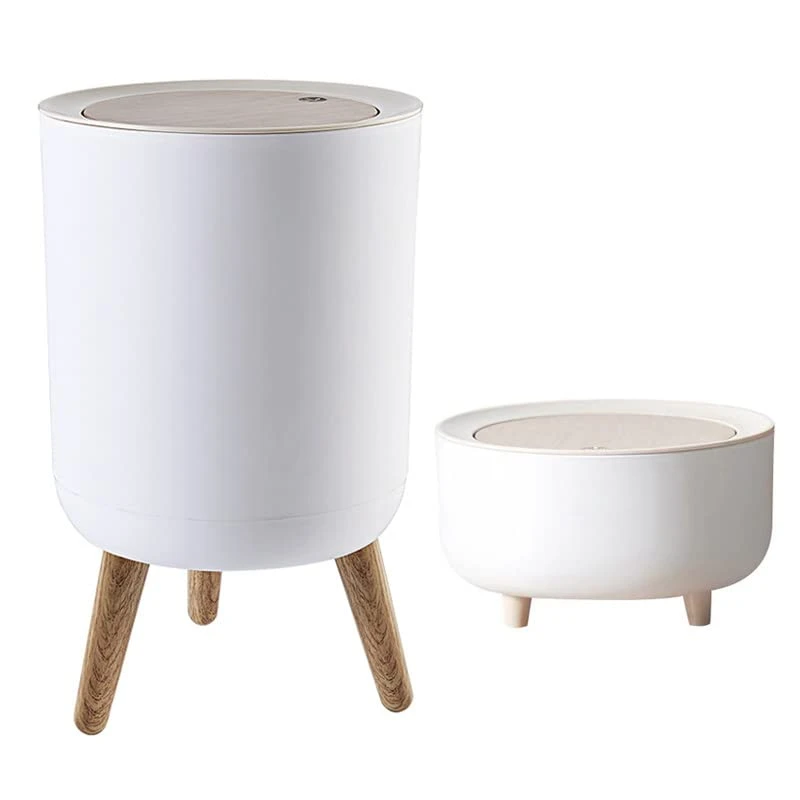 Small Trash Can With Lid, Bathroom Trash Can With Lid,2.6 Gallon Office Garbage Can Waste Basket With Push Button, Nordic Small Trash Bin For Bedroom, Toilet, Kitchen,Pet Proof Trash Can 9 Small Trash Can With Lid, Bathroom Trash Can With Lid,2.6 Gallon Office Garbage Can Waste Basket With Push Button, Nordic Small Trash Bin For Bedroom, Toilet, Kitchen,Pet Proof Trash Can - Image 9