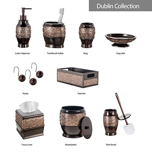 Dublin Bathroom Decor Box Toilet Paper Storage Basket - Decorative Bathroom Storage Toilet Tank Topper - Bathroom Organizer Countertop Container For Organization, Modern Brown Bathroom Decor Storage 7 Dublin Bathroom Decor Box Toilet Paper Storage Basket - Decorative Bathroom Storage Toilet Tank Topper - Bathroom Organizer Countertop Container For Organization, Modern Brown Bathroom Decor Storage - Image 7