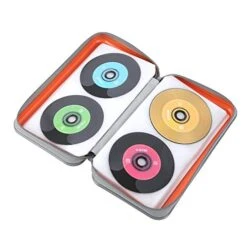 Alavisxf Xx CD Case, 96 Capacity Hard Plastic CD Holder Protective DVD Disc Storage Case Holder Portable Zipper CD DVD Organizer Storage Wallet For Car Home Travel (96 Capacity, Orange) -Songmics Furniture Shop 41QI5CVDTnL