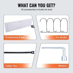 VEVOR Garage Shelving Wall Mounted, 1 X 4 Ft Heavy Duty Garage Wall Shelves, 400 Lbs Load Capacity Garage Storage Rack Floating Shelves, 2 Pack, Suitable For Shop, Shed, Garage Storage -Songmics Furniture Shop 41QKobGtETL