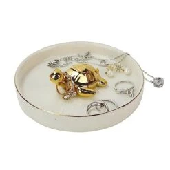 WANYA Turtle Ring Holder For Jewelry, Ceramic Jewelry Tray Dish Tortoise Trinket Tray For Rings Earrings Necklace Organizer, Gifts For Women Girls Birthday Wedding Graduation Valentines Christmas -Songmics Furniture Shop 41QS6xxgtkL