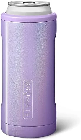 BrüMate Hopsulator Slim Can Cooler Insulated For 12oz Slim Cans | Skinny Can Coozie Insulated Stainless Steel Drink Holder For Hard Seltzer, Beer, Soda, And Energy Drinks (Glitter Mermaid) 11 BrüMate Hopsulator Slim Can Cooler Insulated For 12oz Slim Cans | Skinny Can Coozie Insulated Stainless Steel Drink Holder For Hard Seltzer, Beer, Soda, And Energy Drinks (Glitter Mermaid) - Image 11