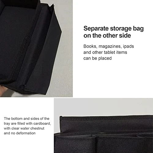 RNCOZE 2PCS Sofa Armrest Organizer With 5 Pockets, Hanging Couch TV Remote Storage Organizer With Cup Holder Tray, Sofa Slipcover Organizer Sofa Couch Armchair Caddy Holder (Blue) 3 RNCOZE 2PCS Sofa Armrest Organizer With 5 Pockets, Hanging Couch TV Remote Storage Organizer With Cup Holder Tray, Sofa Slipcover Organizer Sofa Couch Armchair Caddy Holder (Blue) - Image 3