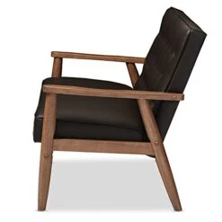 Baxton Studio BBT8013-Brown Loveseat Love Seats, Brown -Songmics Furniture Shop 41QvgCQgOsL