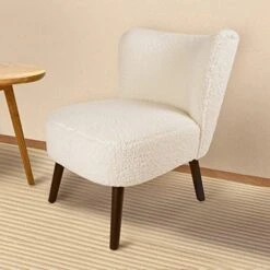 Artos Modern Velvet Upholstered Dining Chair With Metal Legs For Home Kitchen Bedroom Living Room (White) 11 Artos Modern Velvet Upholstered Dining Chair With Metal Legs For Home Kitchen Bedroom Living Room (White) -Songmics Furniture Shop 41Qz0g7DKWL