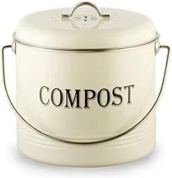 Compost Bin, 1.3 Gal Kitchen Compost Bin Countertop With Lid - Small Indoor Compost Bucket With 7 Bonus Charcoal Filters, Flies/Odor Proof Compost Container Kitchen Pail, Recycling Caddy, Cream 11 Compost Bin, 1.3 Gal Kitchen Compost Bin Countertop With Lid - Small Indoor Compost Bucket With 7 Bonus Charcoal Filters, Flies/Odor Proof Compost Container Kitchen Pail, Recycling Caddy, Cream -Songmics Furniture Shop 41R1t8F46HL. AC