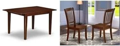 East West Furniture Modern Kitchen NFT-MAH-T Dinning Room Table Rectangular Tabletop And 53.5x31.5x29-Mahogany Finish & DUC-MAH-LC Dudley Kitchen Dining Chairs, Set Of 2, Mahogany 25 East West Furniture Modern Kitchen NFT-MAH-T Dinning Room Table Rectangular Tabletop And 53.5x31.5x29-Mahogany Finish & DUC-MAH-LC Dudley Kitchen Dining Chairs, Set Of 2, Mahogany -Songmics Furniture Shop 41R7IqE2LzL. AC