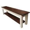 Ezekiel And Stearns 1776 Storage Bench/Shoe Rack Bench (66")