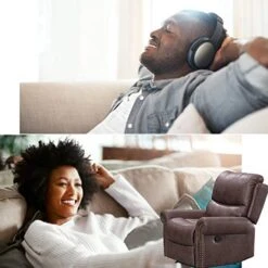 Recliner Chair Reclining Recliner Sofa Couch Sofa Palomino Fabric Home Theater Seating Manual Recliner Motion For Living Room 12 Recliner Chair Reclining Recliner Sofa Couch Sofa Palomino Fabric Home Theater Seating Manual Recliner Motion For Living Room -Songmics Furniture Shop 41RBEDEH8FL