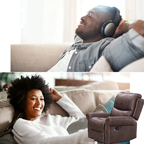 Recliner Chair Reclining Recliner Sofa Couch Sofa Palomino Fabric Home Theater Seating Manual Recliner Motion For Living Room 4 Recliner Chair Reclining Recliner Sofa Couch Sofa Palomino Fabric Home Theater Seating Manual Recliner Motion For Living Room - Image 4