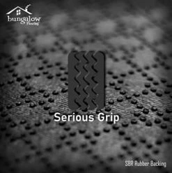 Bungalow Flooring Waterhog Door Mat, 2' X 3' Made In USA, Durable And Decorative Floor Covering, Skid Resistant, Indoor/Outdoor, Water-Trapping, Ellipse Collection, Charcoal -Songmics Furniture Shop 41RBoX3Jv7L 1