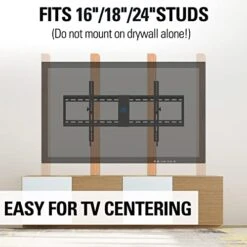 Mounting Dream TV Wall Mount For 42-86" TV, Tilting TV Mount With Level Adjustment Fits 16", 18", 24" Studs Easy For TV Centering, Wall Mount TV Bracket Max VESA 800x400mm, 120 LBS Loading, MD2263-XLK -Songmics Furniture Shop 41RhPqYdunL