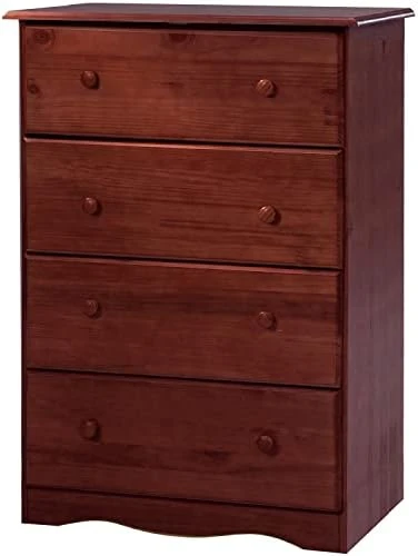 Palace Imports 100% Solid Wood 4-Super Jumbo Drawer Chest With Lock, Mahogany. Requires Assembly 6 Palace Imports 100% Solid Wood 4-Super Jumbo Drawer Chest With Lock, Mahogany. Requires Assembly - Image 6