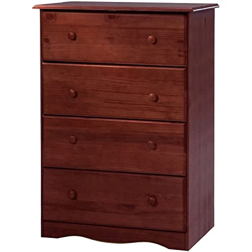 Palace Imports 100% Solid Wood 4-Super Jumbo Drawer Chest With Lock, Mahogany. Requires Assembly 1 Palace Imports 100% Solid Wood 4-Super Jumbo Drawer Chest With Lock, Mahogany. Requires Assembly
