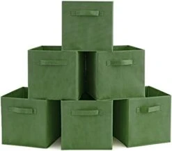 EZOWare Set Of 6 Foldable Fabric Basket Bin Collapsible Storage Cube For Nursery, Toys Organizer, Shelf Cabinet (Purple) 24 EZOWare Set Of 6 Foldable Fabric Basket Bin Collapsible Storage Cube For Nursery, Toys Organizer, Shelf Cabinet (Purple) -Songmics Furniture Shop 41S9Rc9pMJL. AC